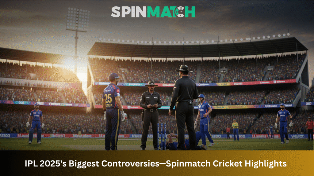 IPL 2025's biggest controversies Spinmatch